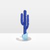 Cactus in mosaico mini - CALIFORNIA BLUE - Vista laterale