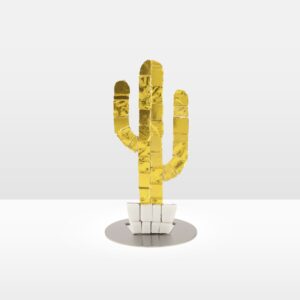 Cactus in mosaico mini - CALIFORNIA GOLD - Vista frontale