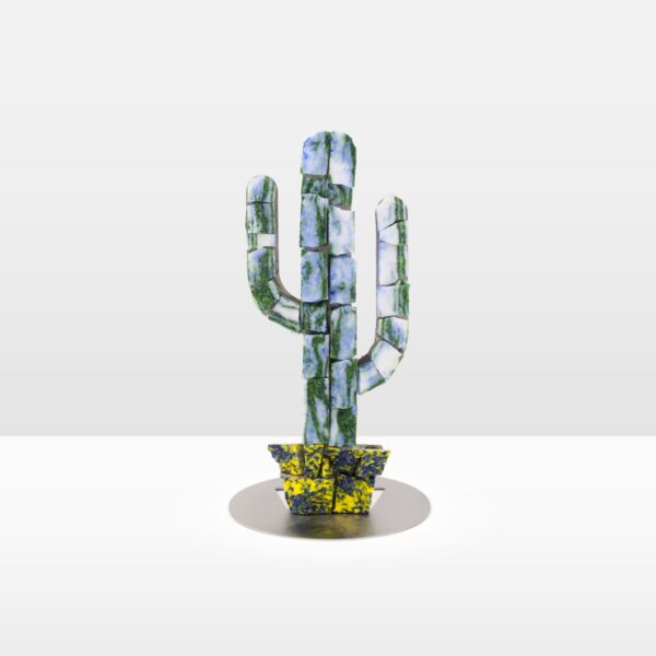 Cactus in mosaico mini - COLORADO GREENBLUE - Vista frontale