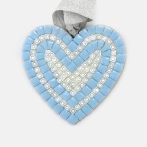 Cuore in mosaico grande - 29 - Vista frontale