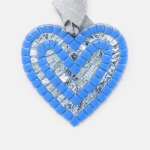 Cuore in mosaico grande - 31 - Vista frontale