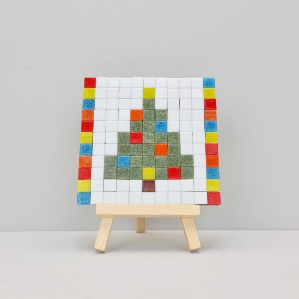 Kit creativo in mosaico mini - ALBERO DI NATALE - Campione