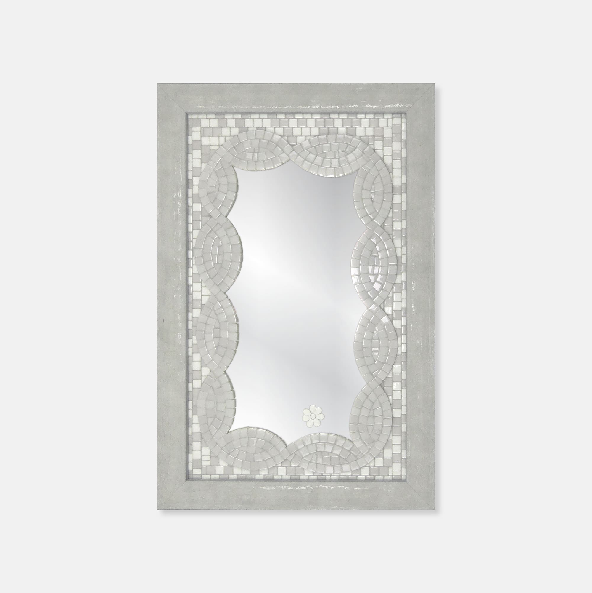 Specchio in mosaico - DAISY - Vista frontale